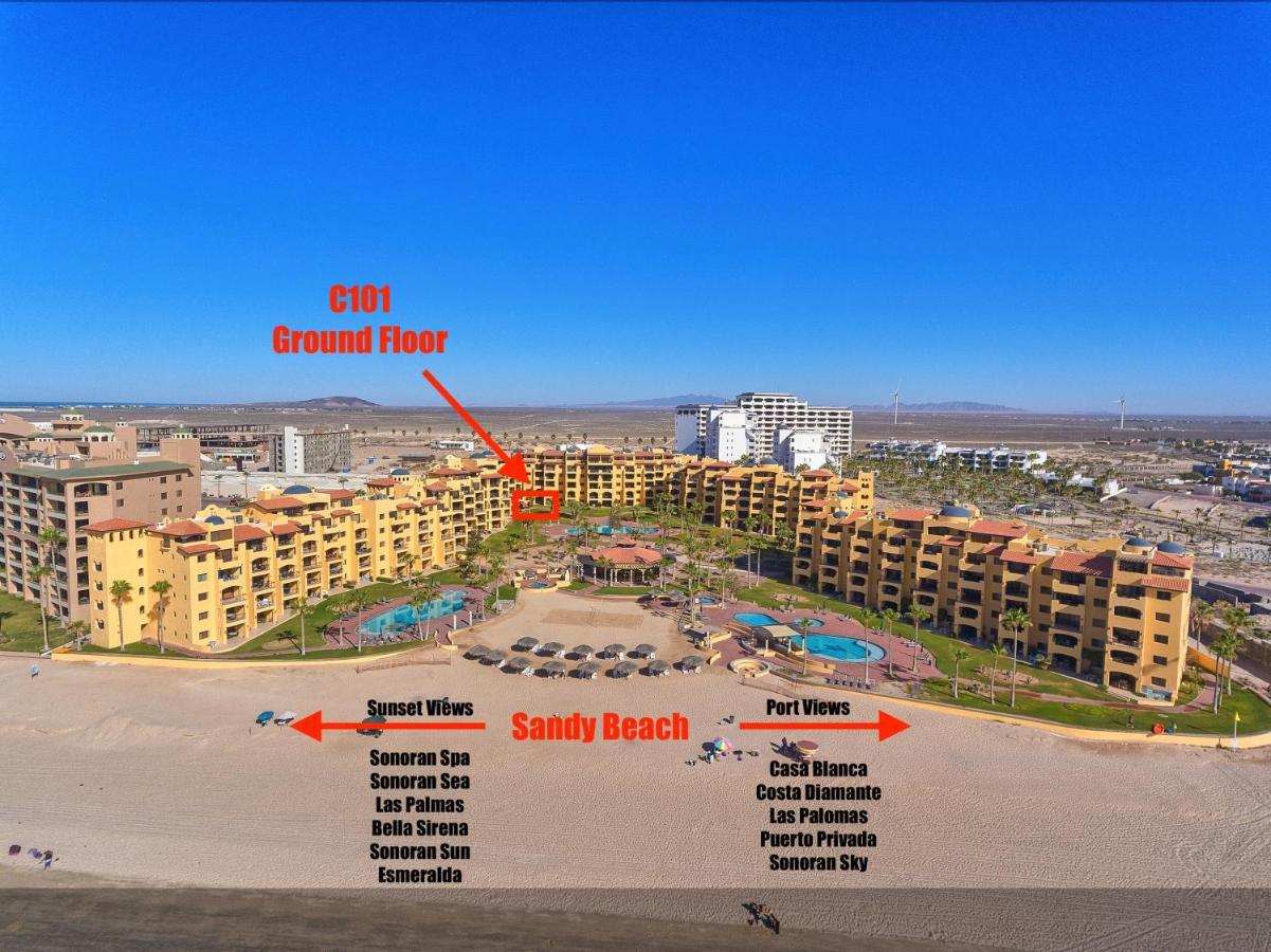 Princesa De Penasco Condo C101 Sandy Beach Puerto Peñasco Buitenkant foto